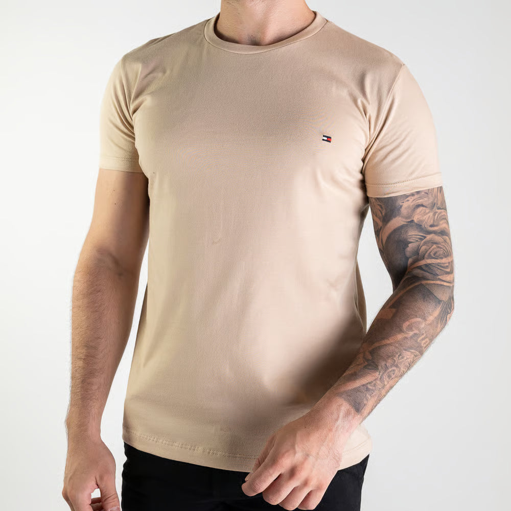 Kit 5 Camisetas Básica Tommy Hilfiger