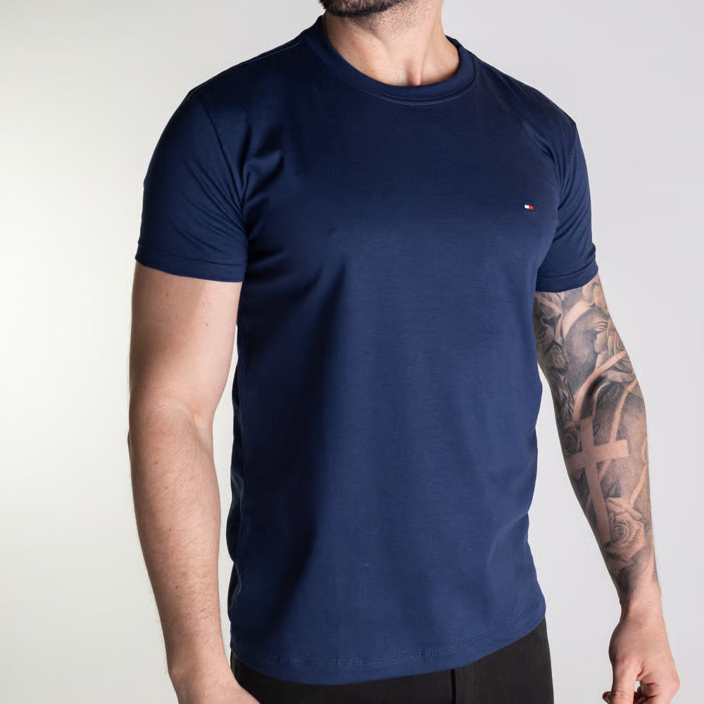 Kit 5 Camisetas Básica Tommy Hilfiger